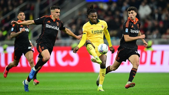AC Milan bermain imbang dengan Como pada lanjutan liga Italia di Stadion San Siro, Kamis (19/2) dini hari waktu Indonesia.