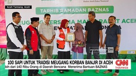 VIDEO: 100 Sapi Disalurkan untuk Tradisi Meugang Warga Aceh Tamiang