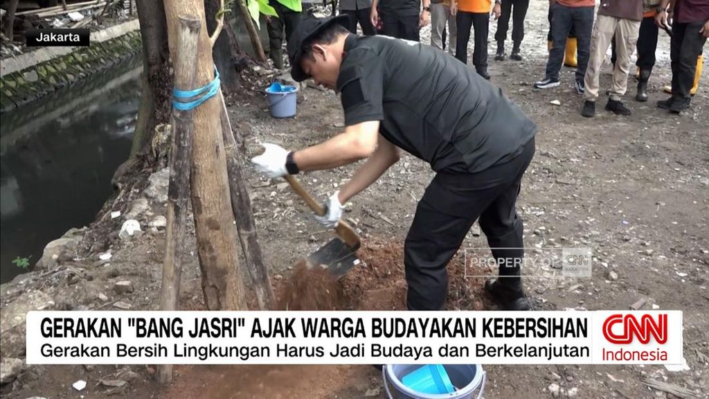VIDEO: Gerakan "Bang Jasri" Ajak Warga Budayakan Kebersihan Lingkungan