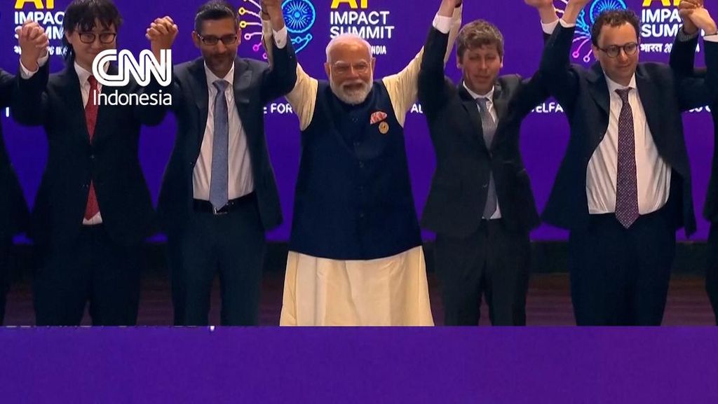 CEO OpenAI dan Anthropic Menolak Gandengan di India AI Impact Summit