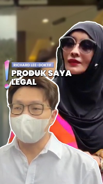 Video: Diperiksa Polisi, Richard Lee Kekeuh Tak Jual Produk Berbahaya
