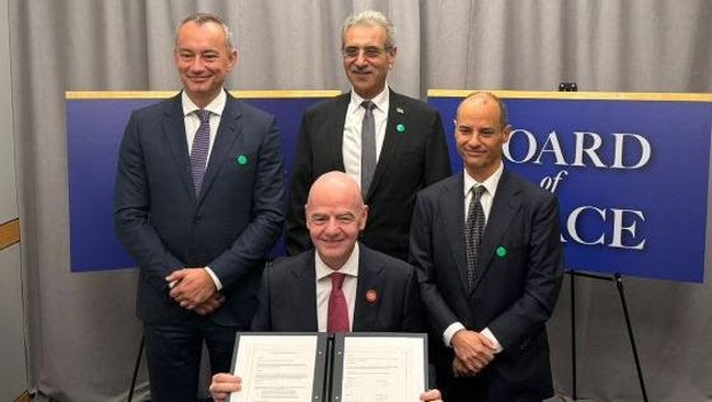 FIFA resmi menjalin kemitraan dengan Board of Peace untuk memulihkan Gaza Palestina melalui program-program sepak bola.