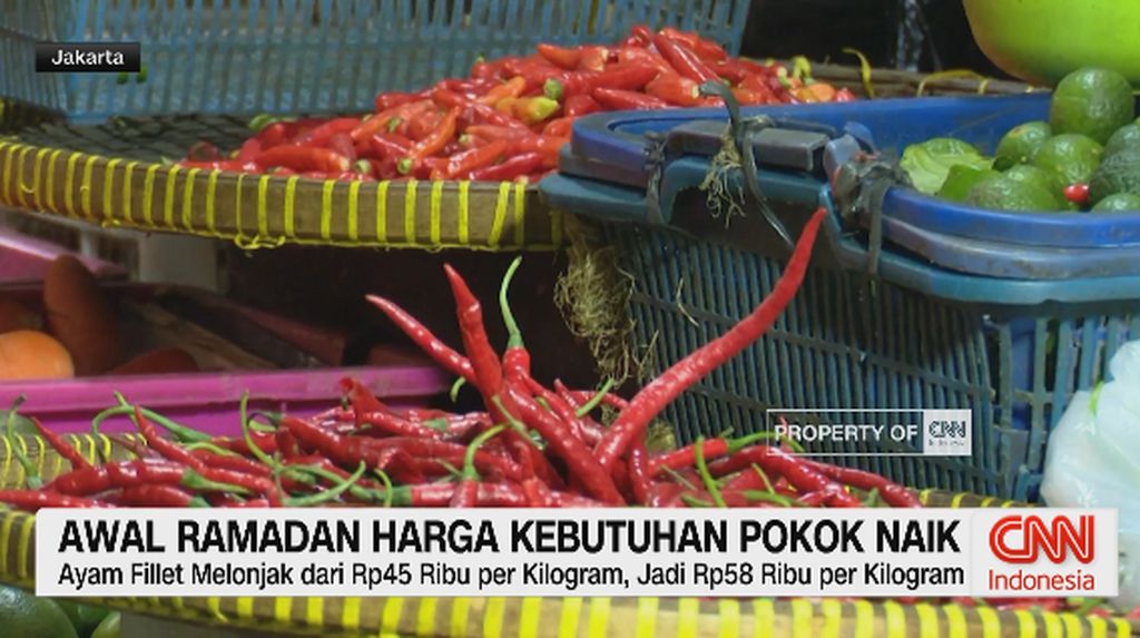 VIDEO: Harga Daging hingga Cabai Naik di Awal Ramadan, Ini Daftarnya