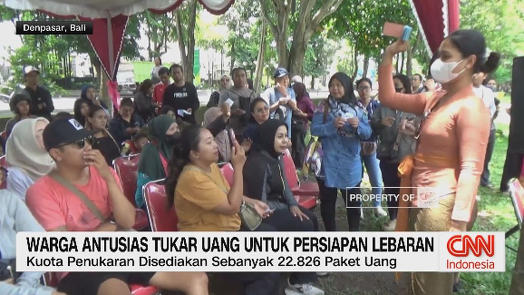 VIDEO: Warga Antusias Tukar Uang Untuk Persiapan lebaran