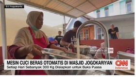 VIDEO: Mesin Cuci Beras Otomatis di Masjid Jogokariyan