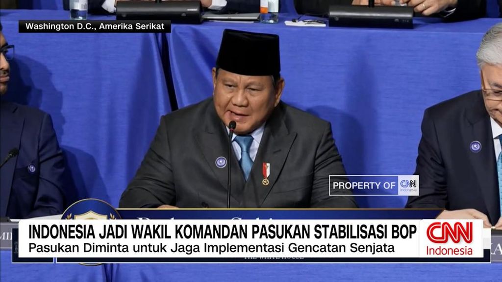 VIDEO: Indonesia Jadi Wakil Komandan Pasukan Stabilisasi Gaza