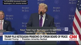 VIDEO: Trump Puji Ketegasan Prabowo di Forum Board of Peace