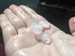 2 Desa di Jombang Dilanda Hujan Es