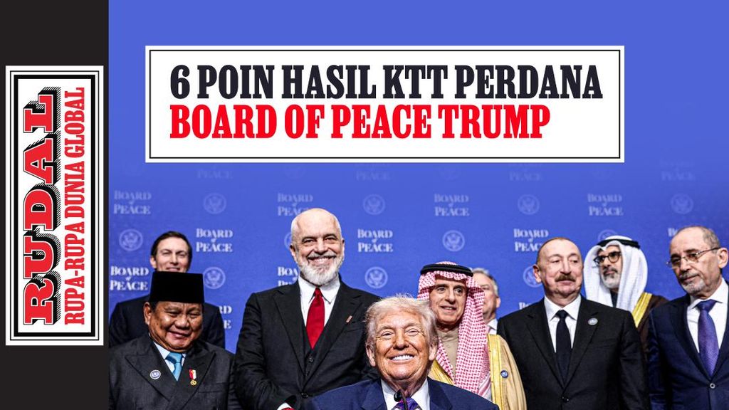 RUDAL: 6 Poin Hasil KTT Board of Peace Trump