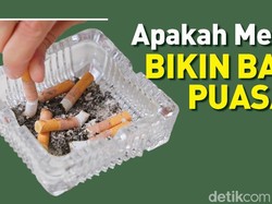 Hukum Merokok Saat Puasa