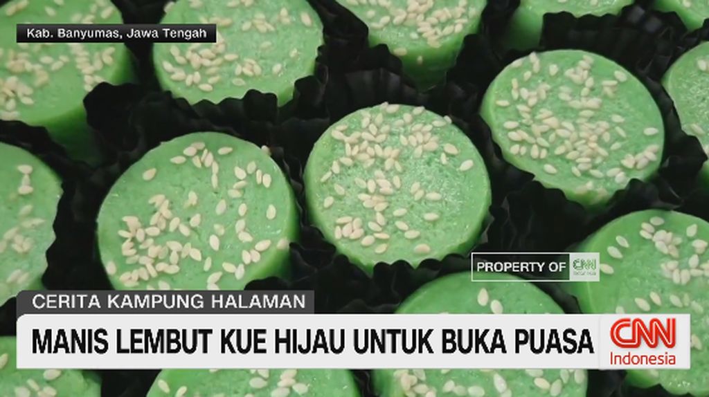 VIDEO: Kue Hijau Khas Depok, Jajanan Musiman Favorit Saat Ramadan