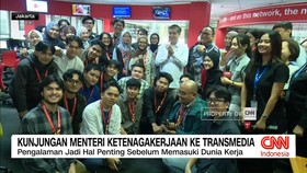 VIDEO: Kunjungan Menteri Ketenagakerjaan ke Transmedia