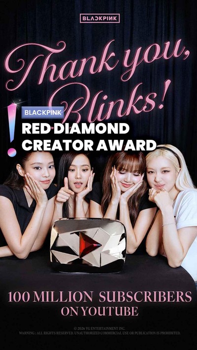 Video: Pecahkan Rekor, BLACKPINK Raih 100 Juta Subscribers di YouTube