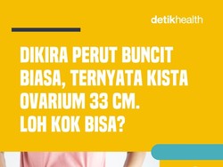 Video: Hati-hati! Awalnya Dikira Perut Buncit Biasa, Pas Dicek Ada Kista Ovarium 33 Cm