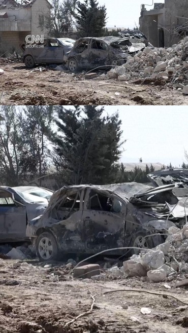 Kehancuran Akibat Serangan Israel di Lebanon yang Tewaskan 10 Orang