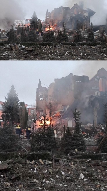 Rusia Bombardir Ukraina Semalaman, Warga Kyiv Mengungsi di Metro