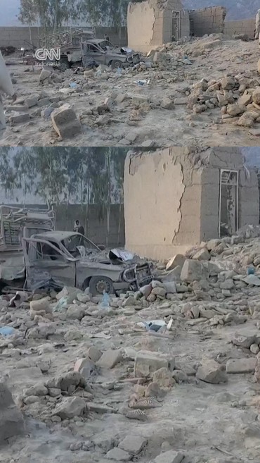 Porak-poranda Afghanistan Usai Diserang Pakistan, Puluhan Tewas