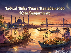 Jadwal Buka Puasa Kota Banjarmasin 23 Februari 2026