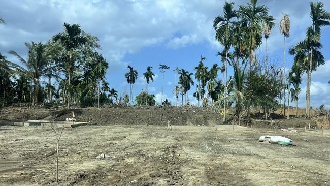 Pembangunan 1.500 unit hunian sementara di Desa Sahraja, Aceh Timur, dimulai pascabencana banjir bandang.