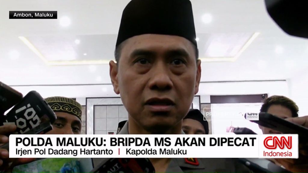 VIDEO: Polda Maluku: Bripda M-S Akan Dipecat