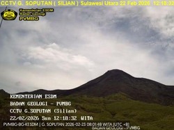 Status Gunung Soputan Masih Waspada, Aktivitas di Radius 1,5 Km Dilarang