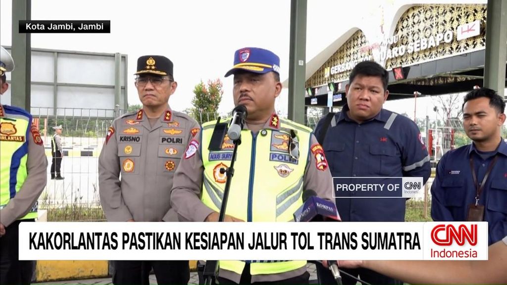 VIDEO: Kakorlantas Pastikan Kesiapan Jalur Tol Trans Sumatra