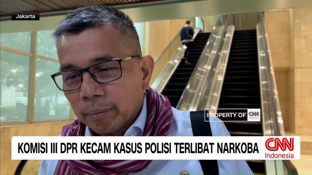 VIDEO: Komisi III DPR Kecam Kasus Polisi Terlibat Narkoba