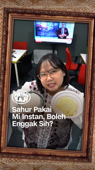 Sahur Pakai Mi Instan, Boleh Enggak Sih?
