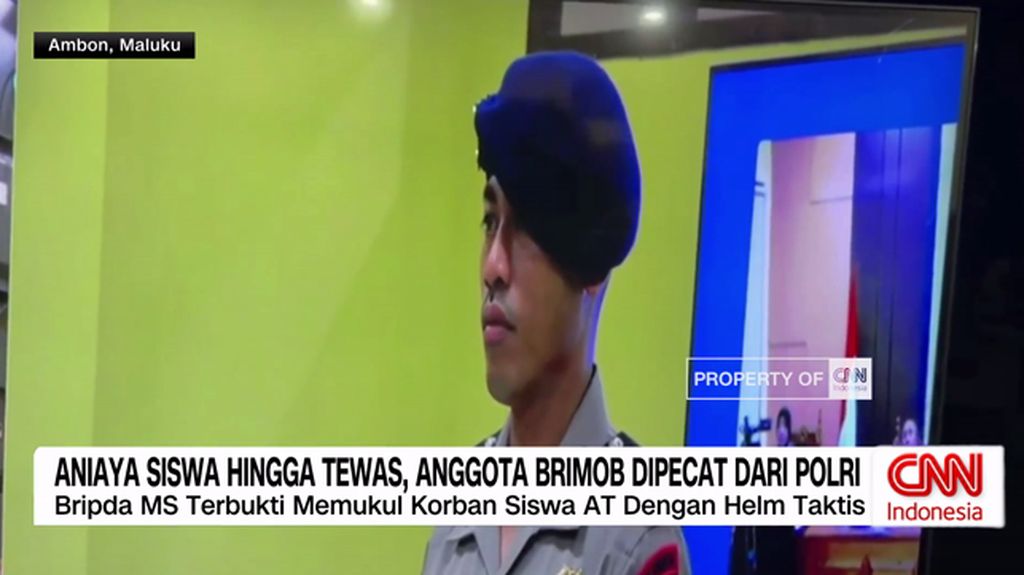 VIDEO: Anggota Brimob Aniaya Siswa MTs Dipecat dari Polri