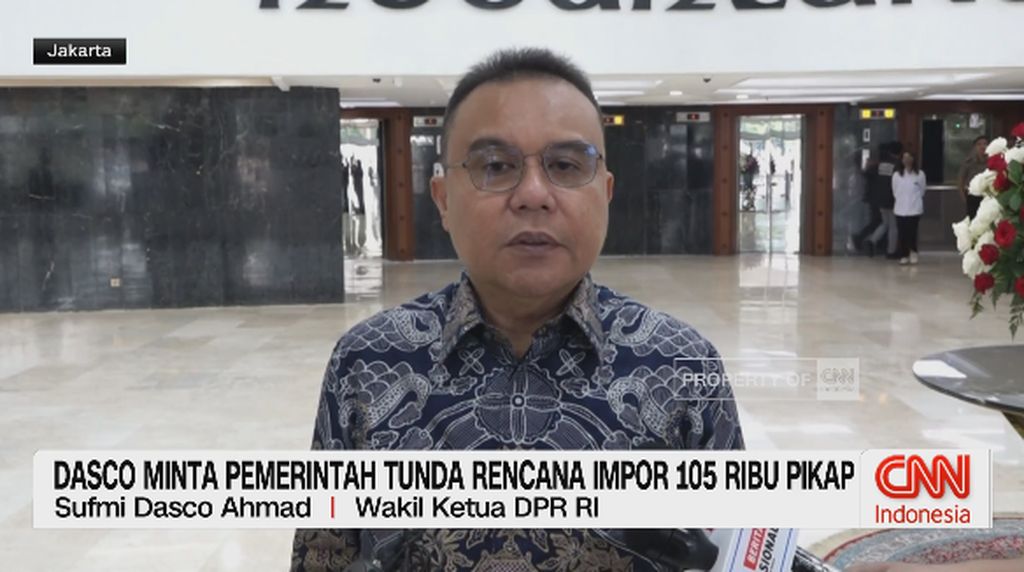 VIDEO: Dasco Minta Pemerintah Tunda Rencana Impor 105 Ribu Pikap
