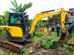 Pemkot Mulai Bangun Jalan Pengganti Akses Stasiun Batu Tulis Bogor yang Amblas