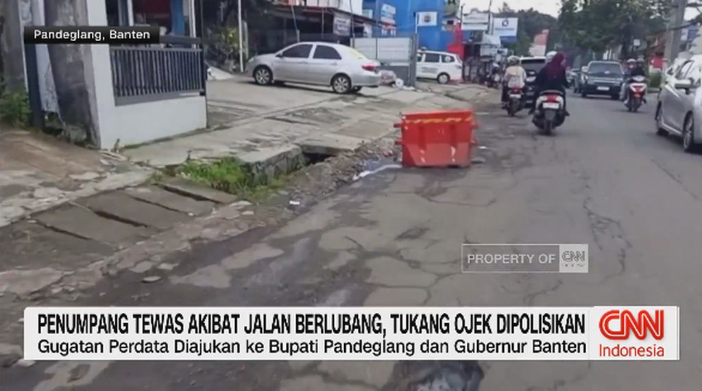 VIDEO: Penumpang Tewas Akibat Jalan Berlubang, Tukang Ojek Dipolisikan