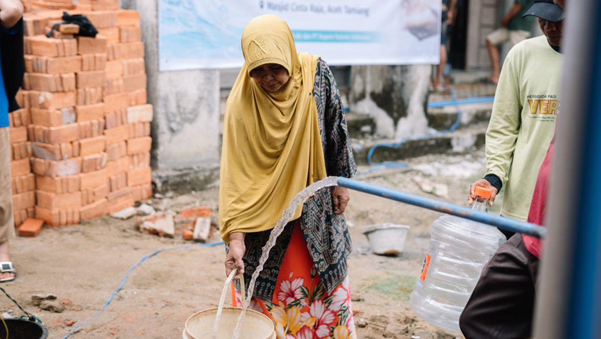 Bantu Korban Banjir Aceh Tamiang, Dupoin Bangun Sumur Bor untuk 300 KK