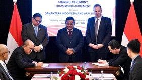 Prabowo Saksikan Perjanjian Danantara-Arm Kembangkan Industri Chip RI