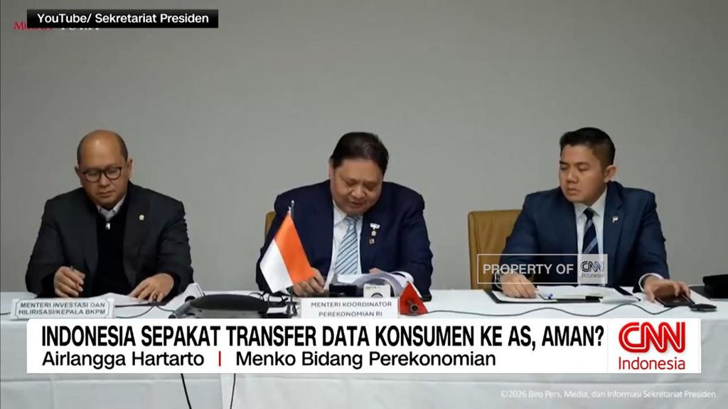 VIDEO: Indonesia Sepakat Transfer Data Konsumen ke AS