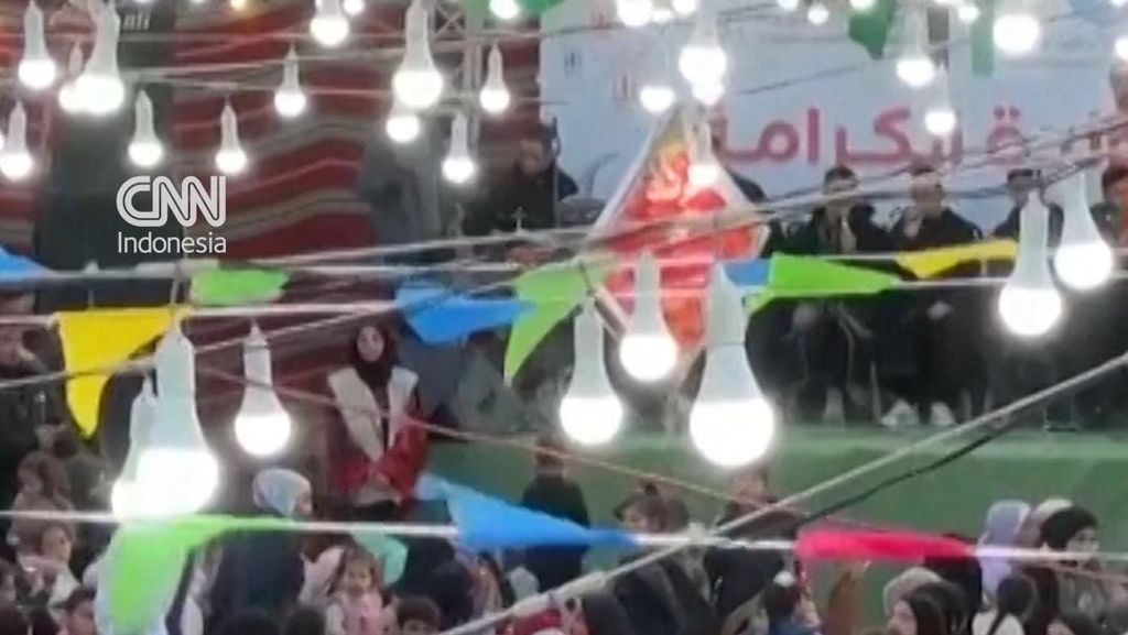 Kebersamaan Ratusan Anak Yatim di Gaza Lewat Buka Puasa Bersama