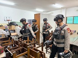 Gegana Polda Metro Respons Cepat Ancaman di SMA Jaktim, Hasilnya Nihil Bom