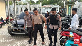 Kapolres Kena Panah saat Bentrok Pecah di Kota Tual