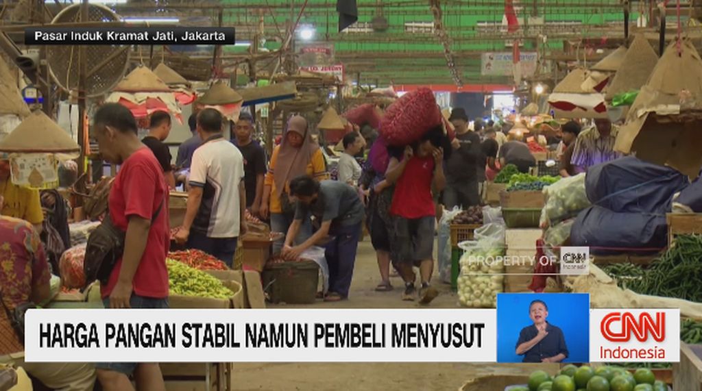 VIDEO: Harga Pangan Stabil Namun Pembeli Menyusut