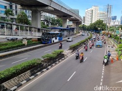 Target Wajah Baru Jl Rasuna Said Rampung Saat HUT Jakarta