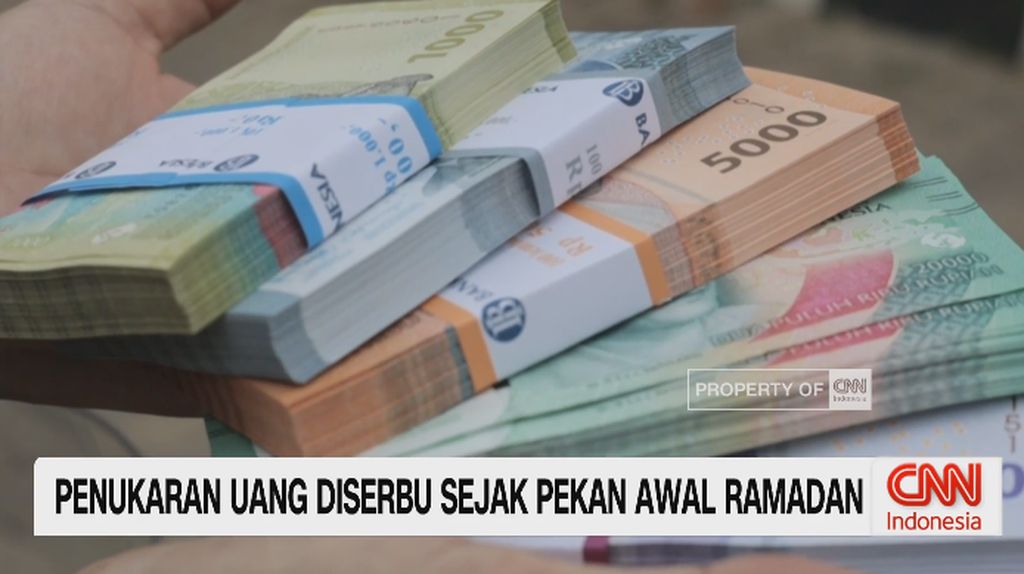 VIDEO: Penukaran Uang Diserbu Sejak Pekan Awal Ramadan