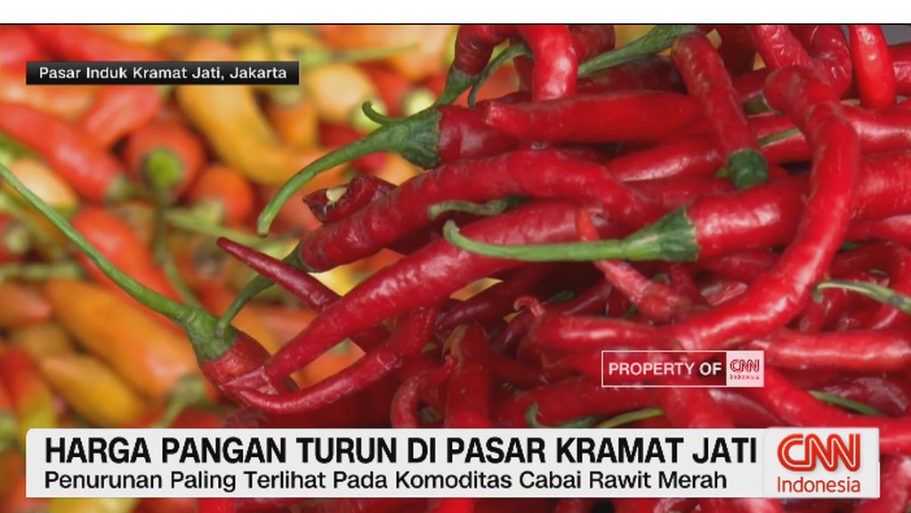 VIDEO: Harga Pangan Turun di Pasar Kramat Jati