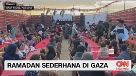 VIIDEO: Buka Puasa Bersama Ratusan Anak Yatim Piatu Gaza