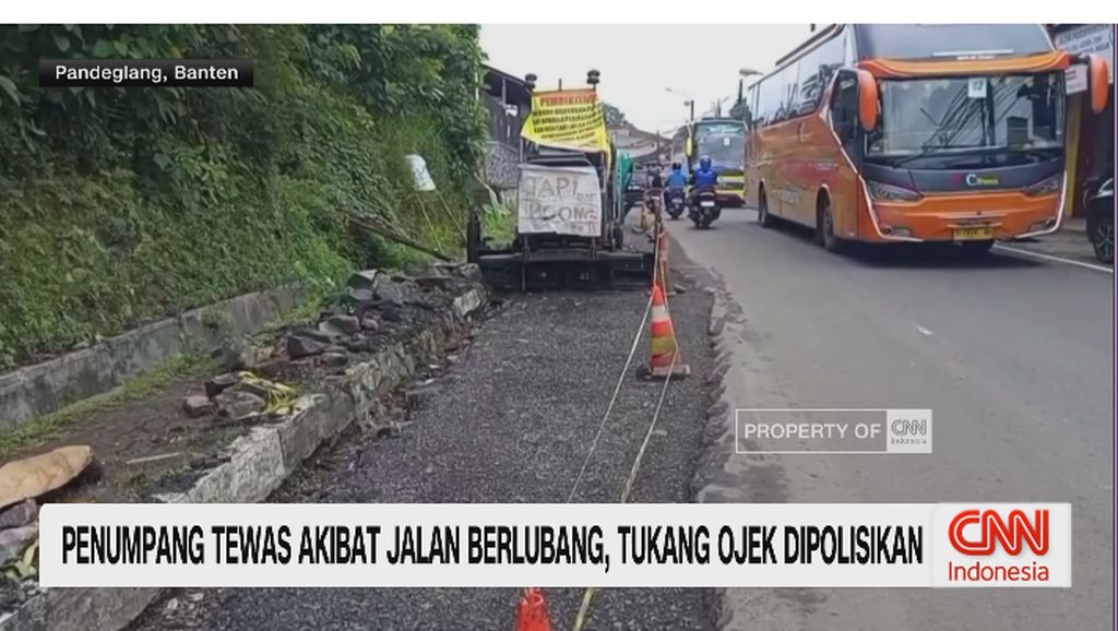 VIDEO: Penumpang Tewas Akibat Jalan Berlubang, Tukang Ojek Dipolisikan