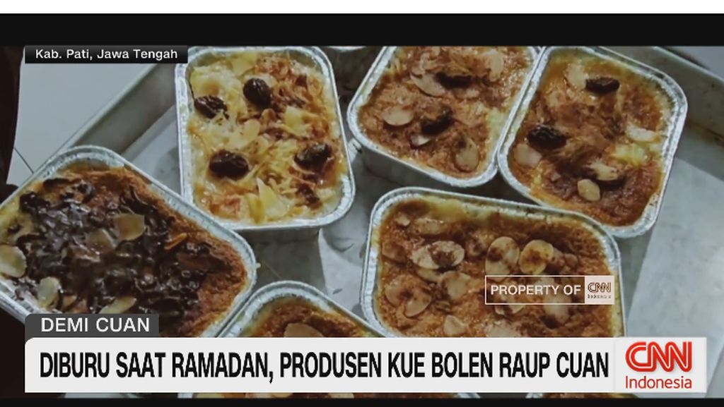 VIDEO: Diburu Saat Ramadan, Produsen Kue Bolen Raup Cuan