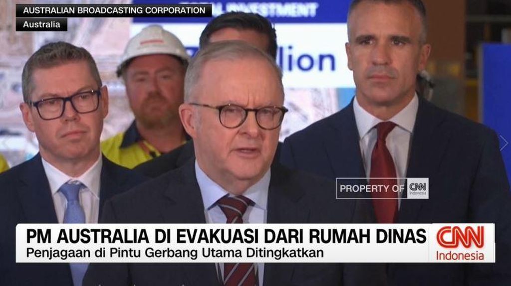 VIDEO: PM Australia Dievakuasi dari Rumah Dinas