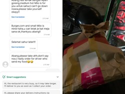 Terharu! Ojol Ini Nggak Nyangka Dapat Sahur Gratis dari Pelanggan