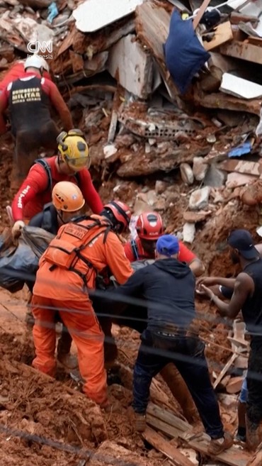 Longsor Terjang Brasil, 18 Orang Meninggal Dunia