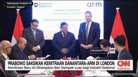 VIDEO: Prabowo Saksikan Kemitraan Danantara-ARM di London