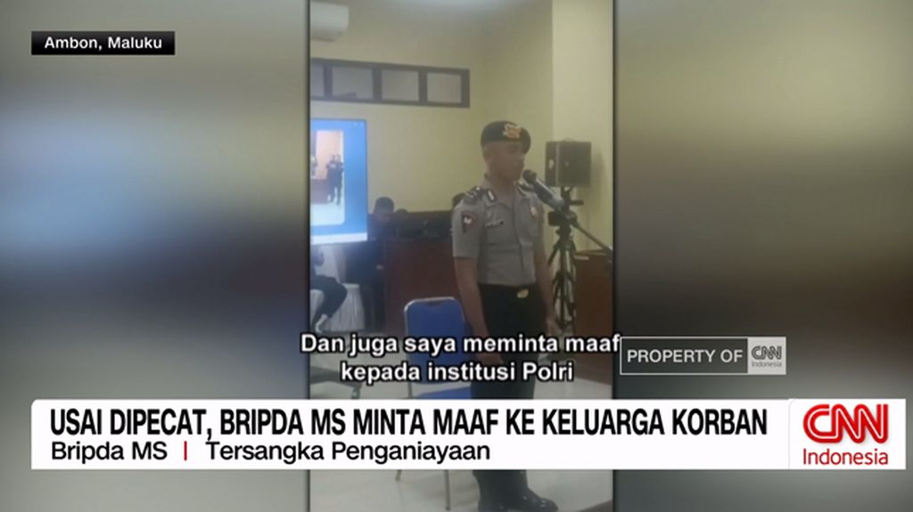 VIDEO: Momen Bripda MS Minta Maaf ke Keluarga Anak Korban Penganiayaan